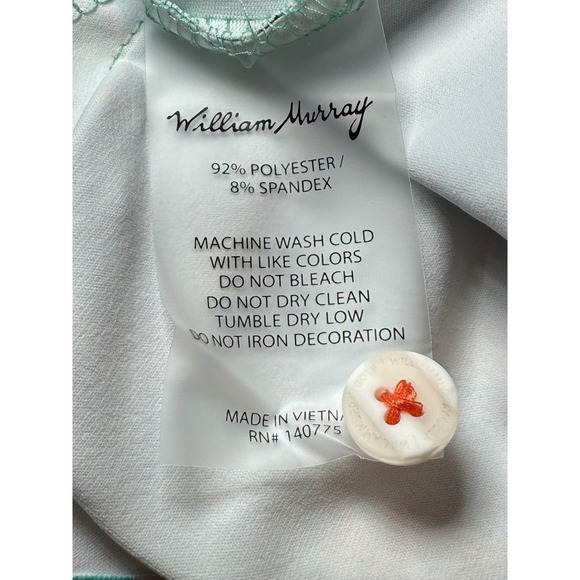 William Murray Fish Outta Water Golf Polo Shirt Men's L Pool Party Short Sleeve - Picture 4 of 8